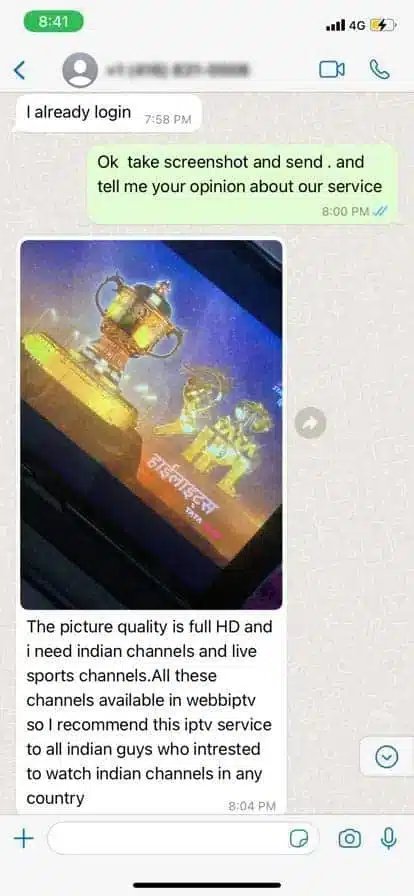 WhatsApp Feedback